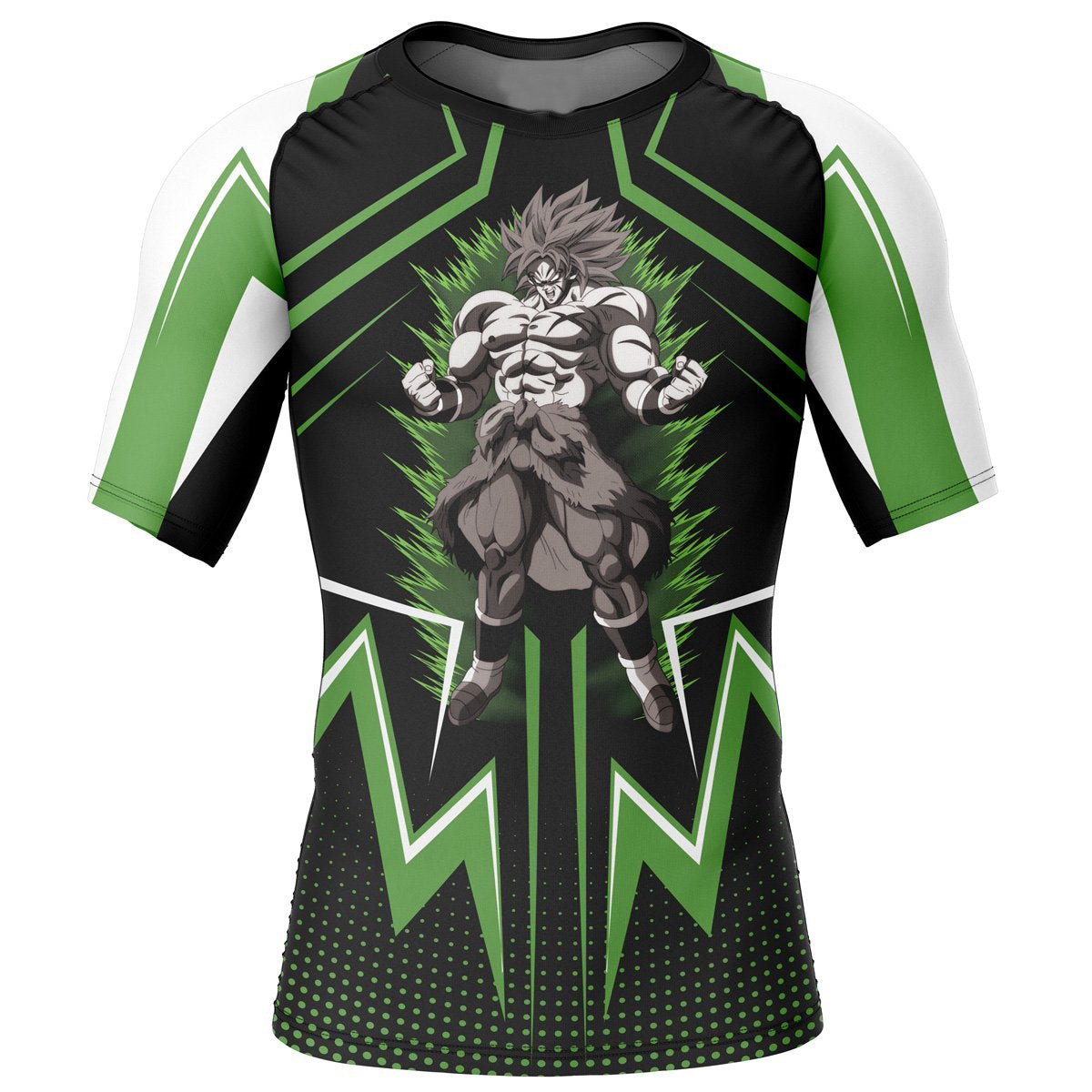 Morukai "Broly Dragon Ball Z Short Sleeve Rash Guard Compression Shirt