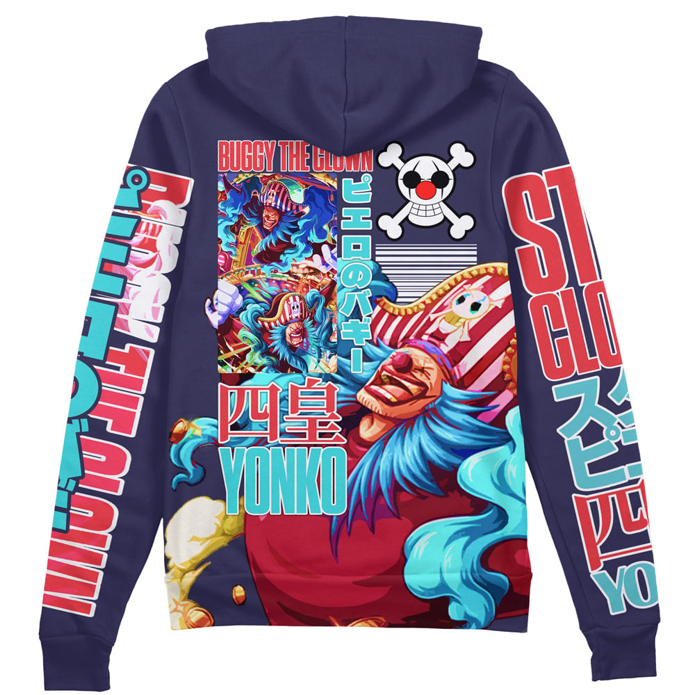 Morukai "Buggy One Piece Streetwear Zip Hoodie Jacket