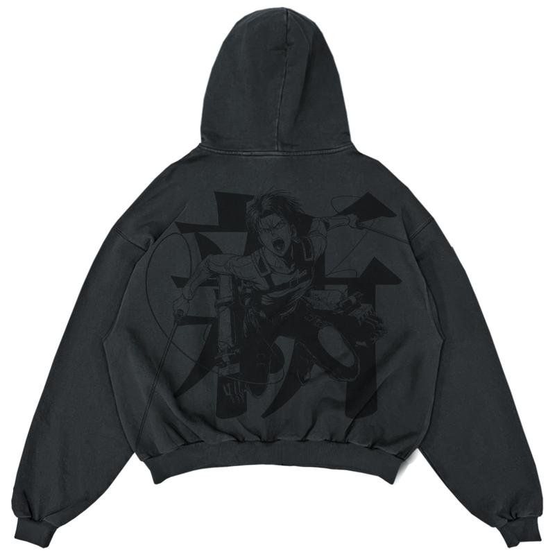 Morukai "Levi Ackermann - Attack On Titan Streetwear Zip Hoodie Jacket
