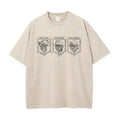 Morukai "Last Defenders" Attack on Titan Vintage Washed Oversized T-Shirt