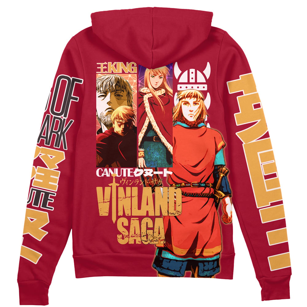Morukai "Canute" Vinland Saga Streetwear Zip Hoodie Jacket