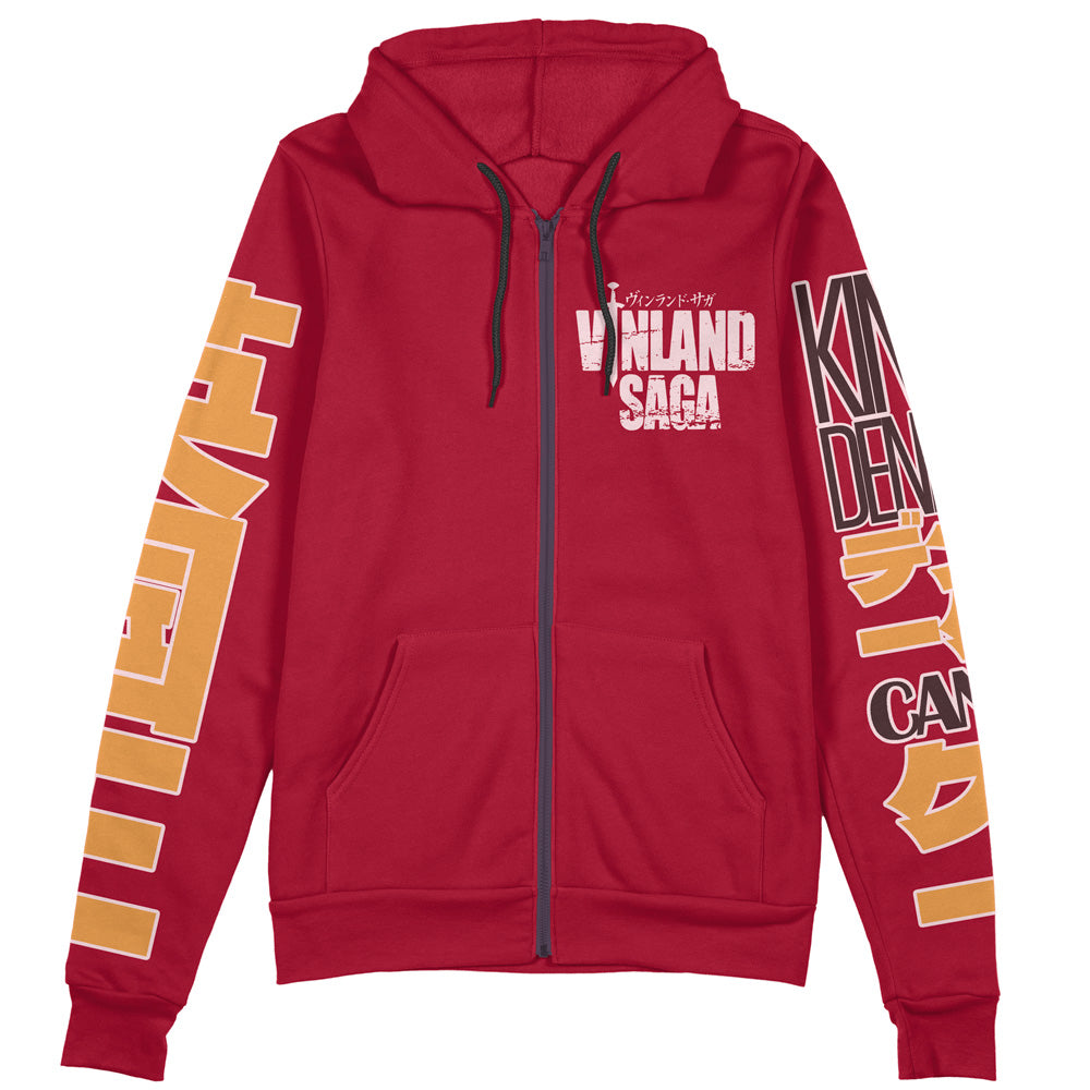 Morukai "Canute" Vinland Saga Streetwear Zip Hoodie Jacket