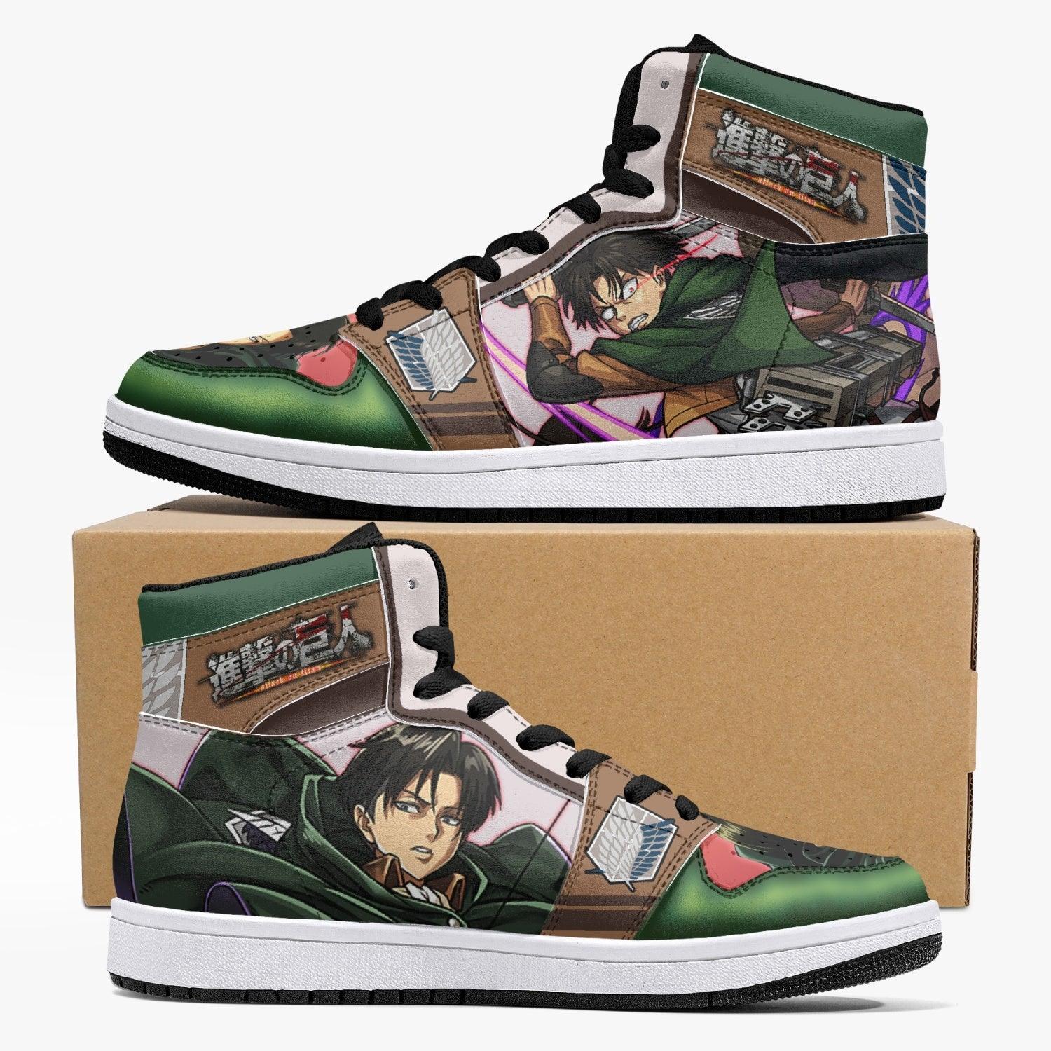 Morukai "Captain Levi Attack on Titan Mid 1 Basketball Shoes