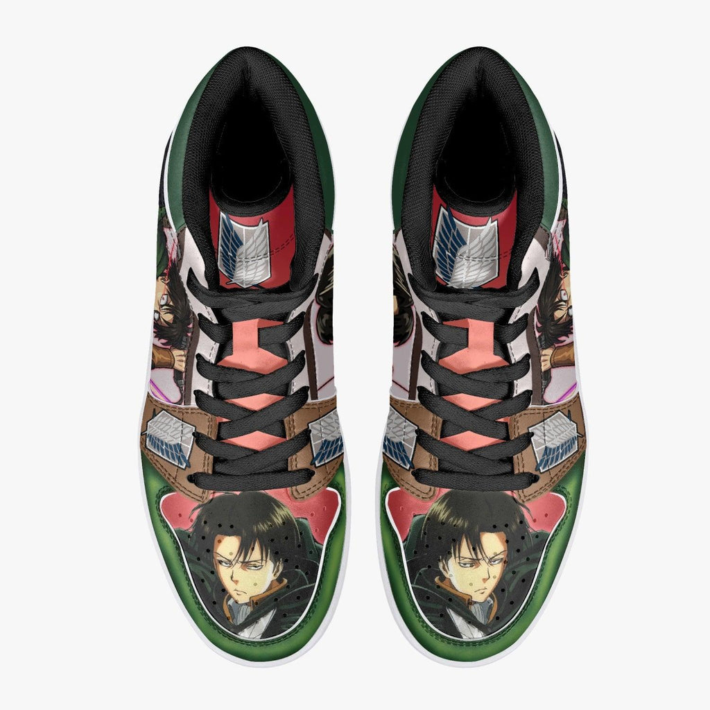 Morukai "Captain Levi Attack on Titan Mid 1 Basketball Shoes