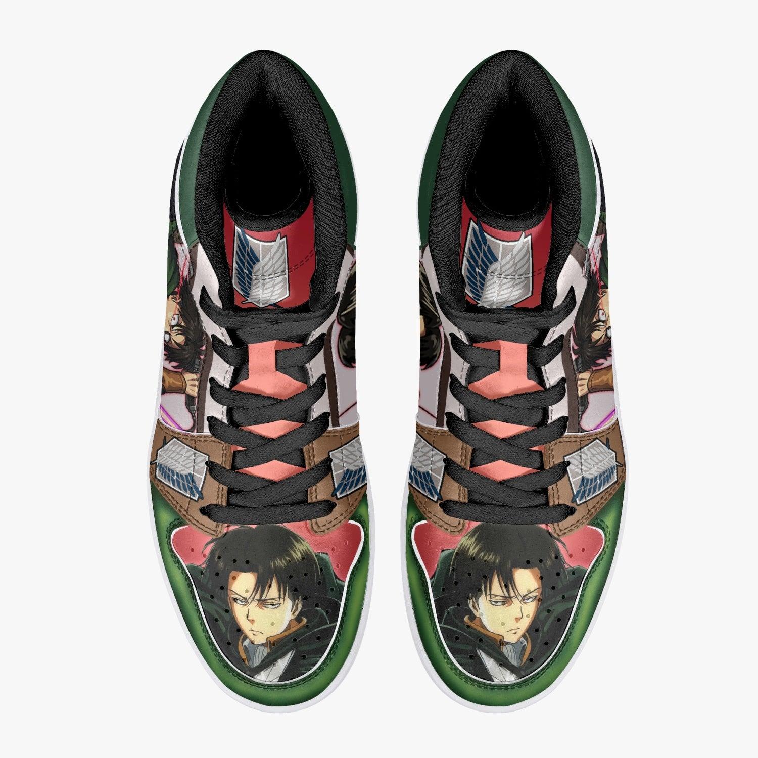 Morukai "Captain Levi Attack on Titan Mid 1 Basketball Shoes