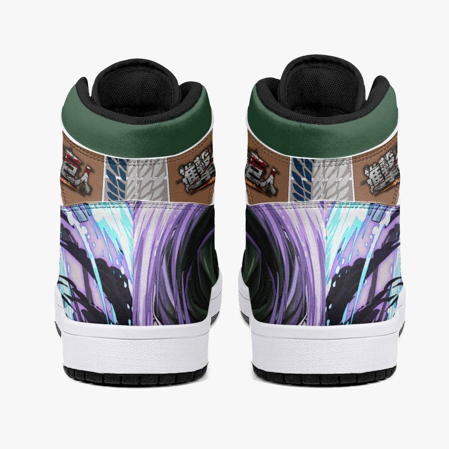 Morukai "Captain Levi Cleaner Shingeki no Kyojin Mid 1 Basketball Shoes