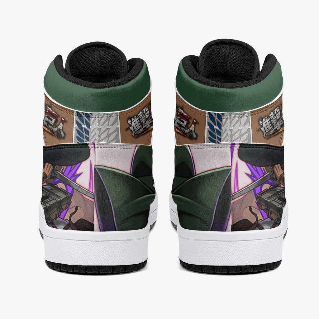 Morukai "Captain Levi Shingeki no Kyojin Mid 1 Basketball Shoes