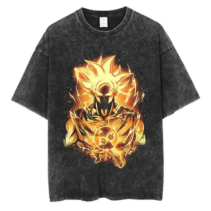 Morukai "Ulquiorra Cifer" Bleach Vintage Washed Oversized T-Shirt