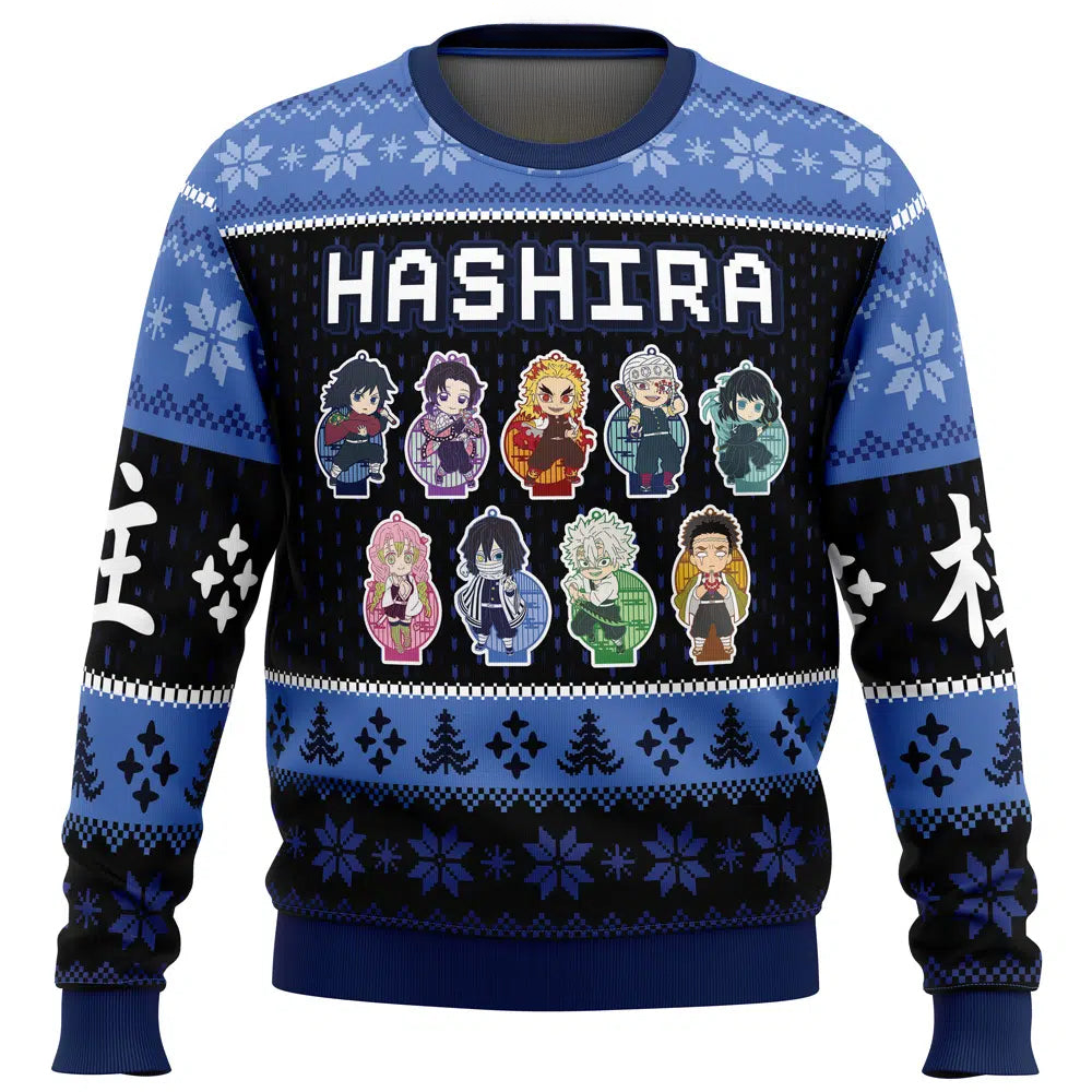 Morukai "Chibi Hashira Demon Slayer Ugly Sweater