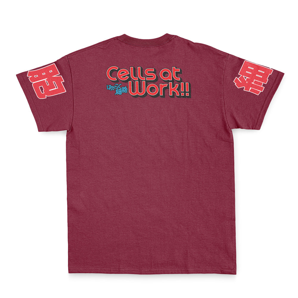 Morukai "Red Blood Cell" Cells at Work! Streetwear T-Shirt