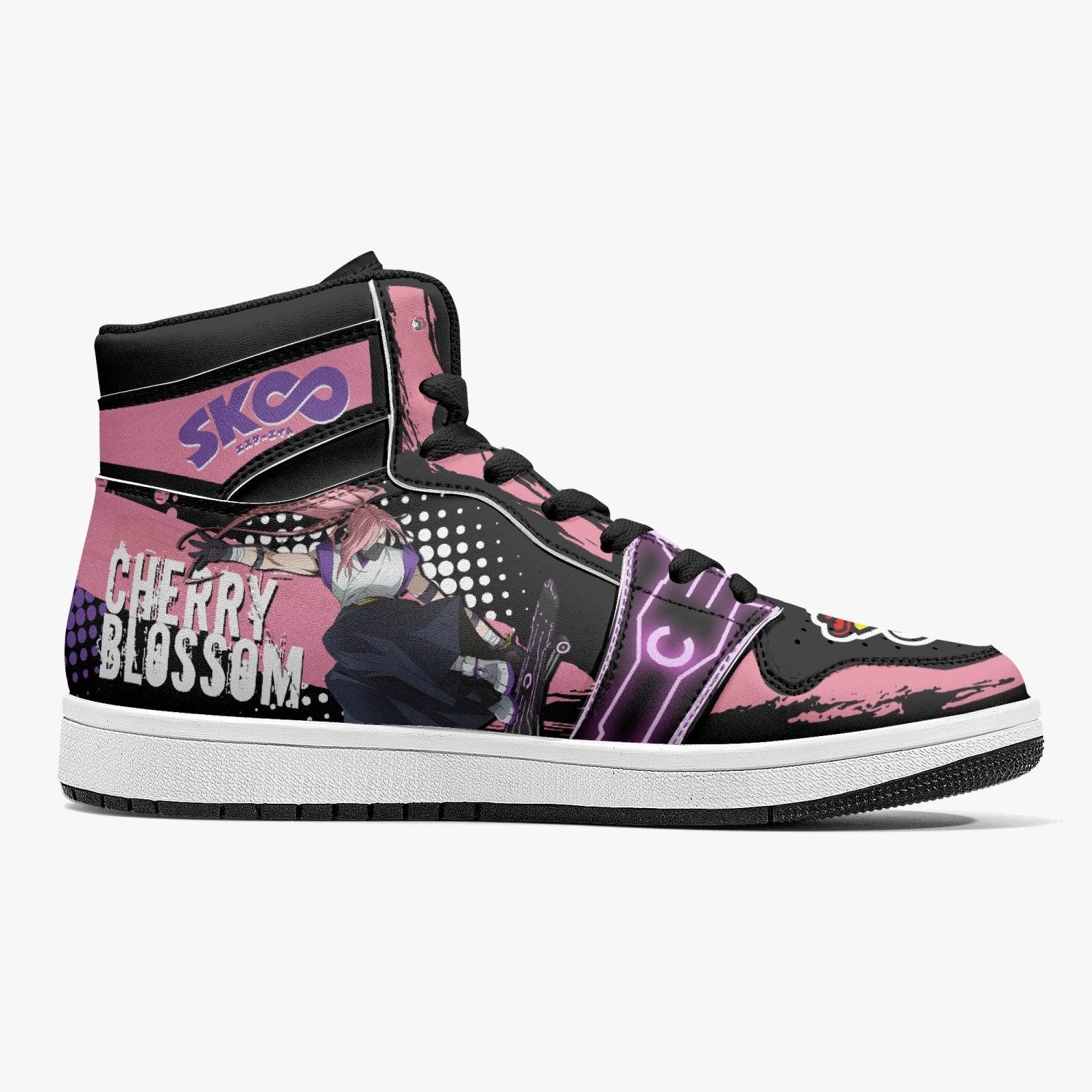 Morukai "Cherry Blossom SK8 the Infinity Mid 1 Basketball Shoes