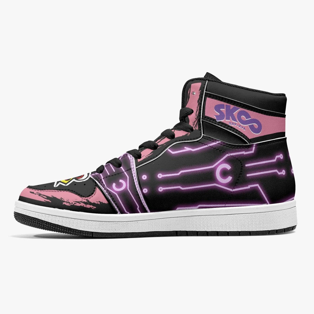 Morukai "Cherry Blossom SK8 the Infinity Mid 1 Basketball Shoes