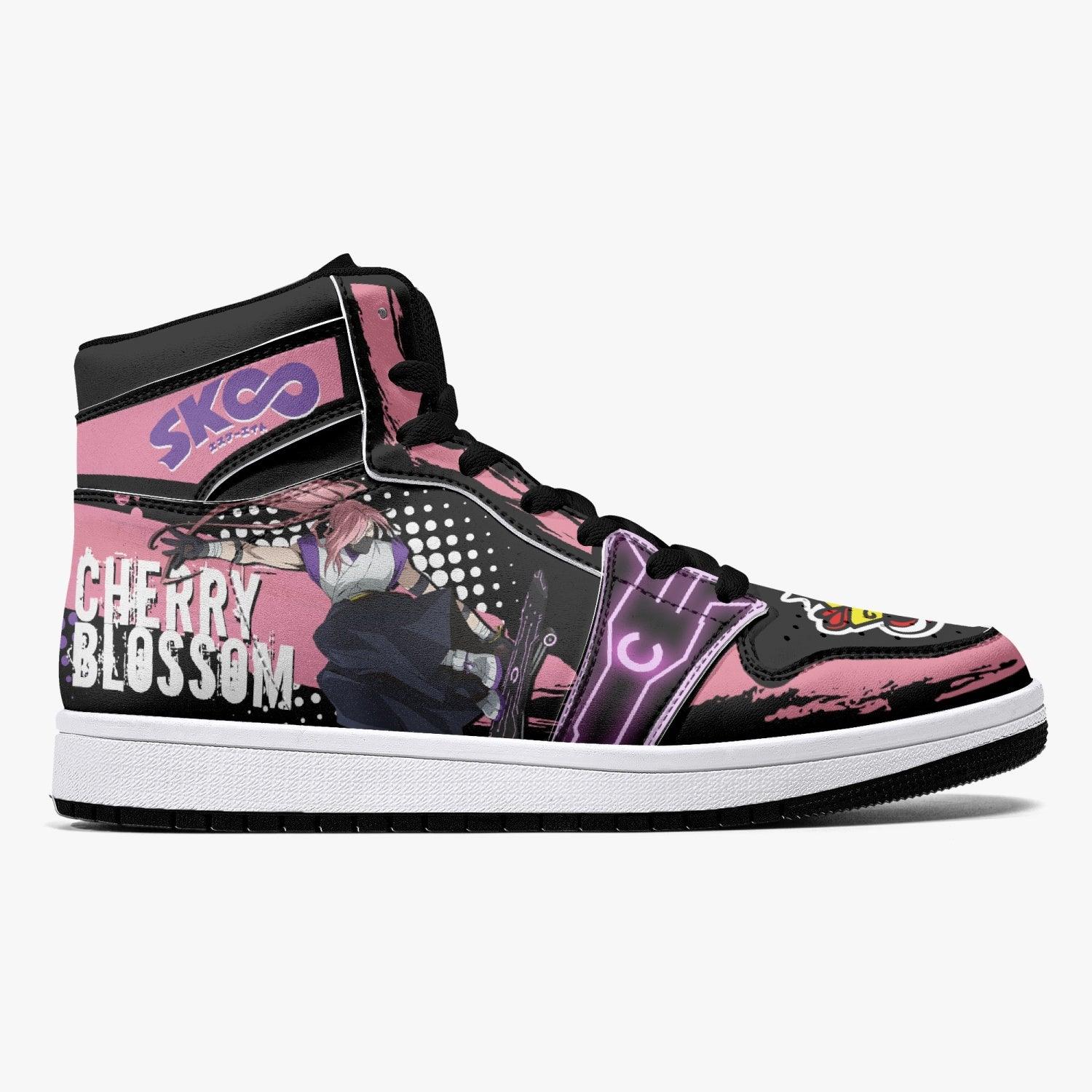Morukai "Cherry Blossom SK8 the Infinity Mid 1 Basketball Shoes