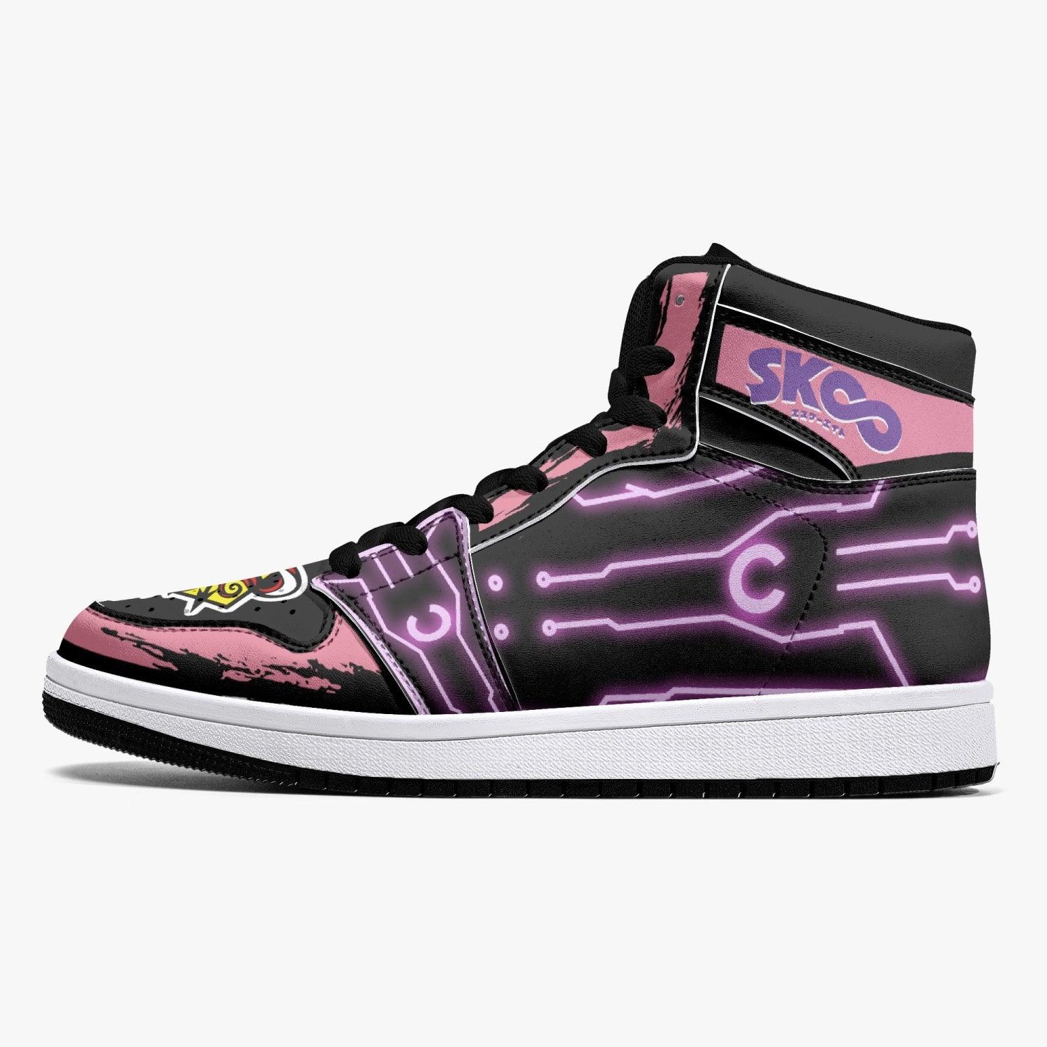 Morukai "Cherry Blossom SK8 the Infinity Mid 1 Basketball Shoes