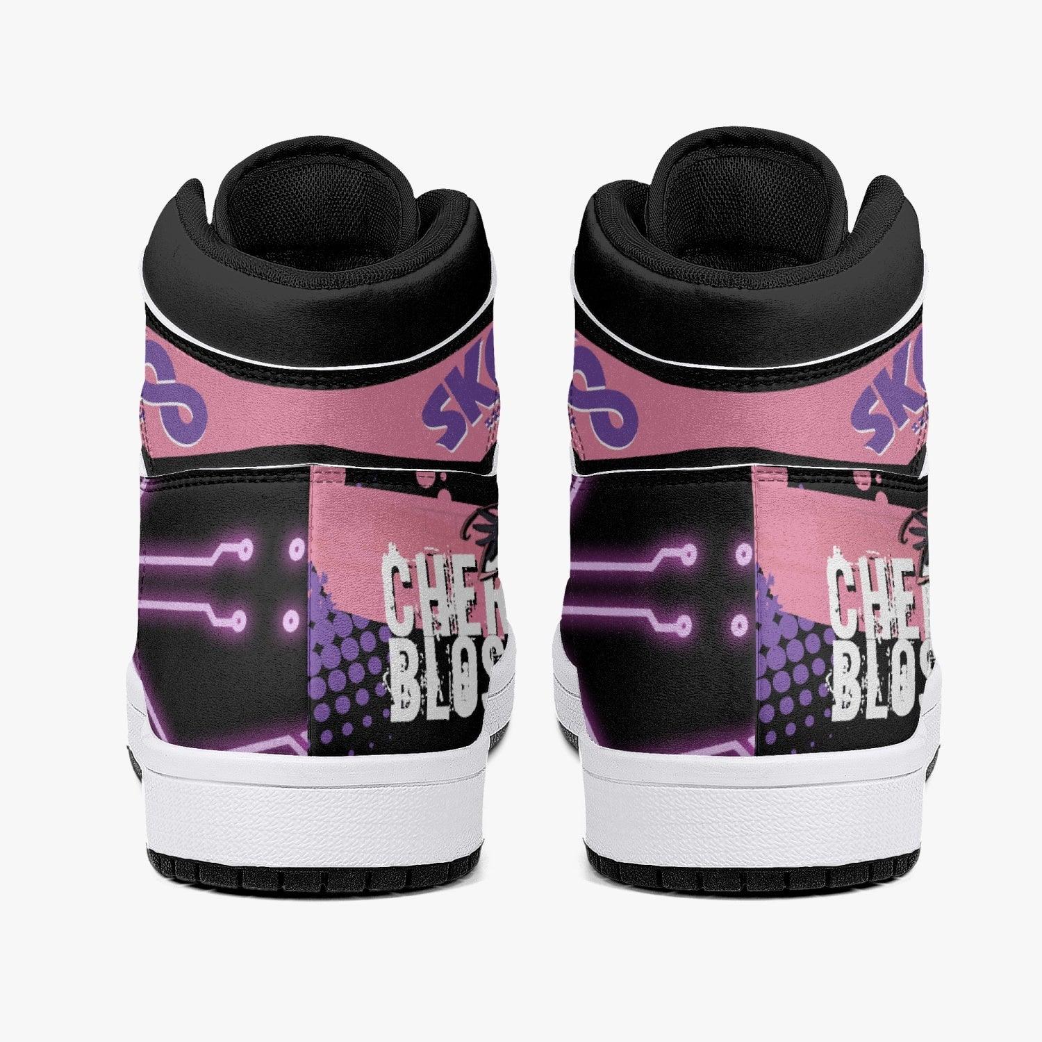 Morukai "Cherry Blossom SK8 the Infinity Mid 1 Basketball Shoes