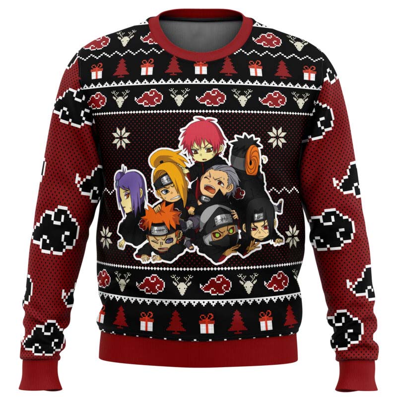 Morukai "Chibi Christmas Akatsuki" Naruto Ugly Sweater