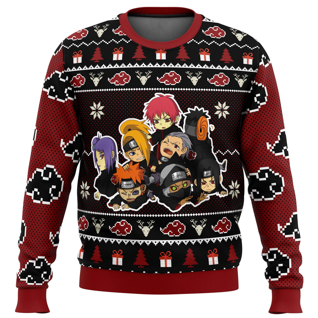 Morukai "Chibi Christmas Akatsuki" Naruto Ugly Sweater