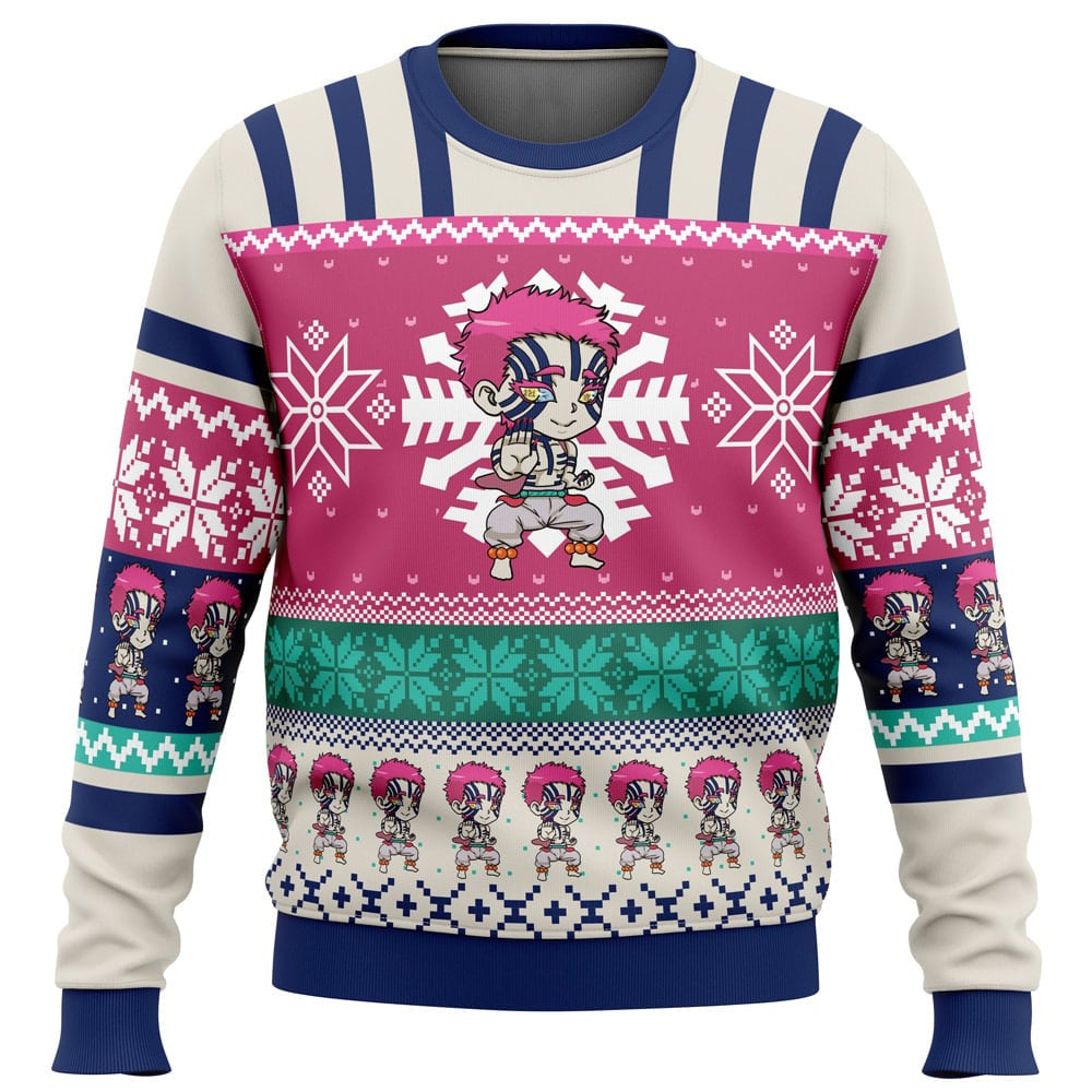Morukai "Chibi Akaza" Demon Slayer: Kimetsu no Yaiba Ugly Sweater
