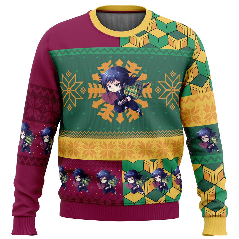 Morukai "Chibi Giyu Tomioka" Demon Slayer: Kimetsu no Yaiba Ugly Sweater