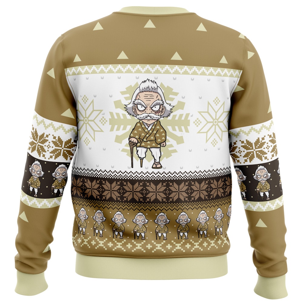 Morukai "Chibi Christmas Jigoro Kuwajima Demon Slayer Ugly Sweater