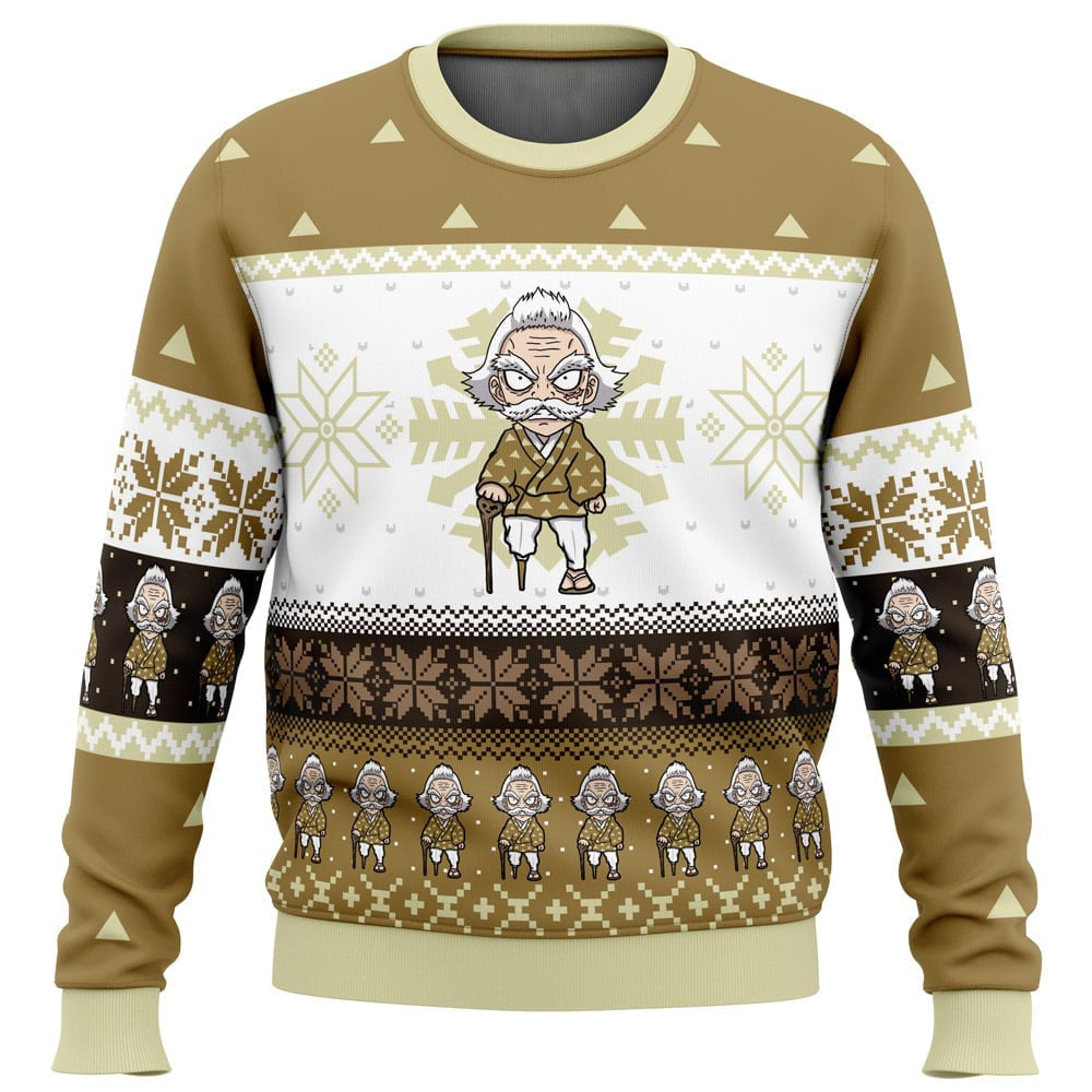 Morukai "Chibi Christmas Jigoro Kuwajima Demon Slayer Ugly Sweater