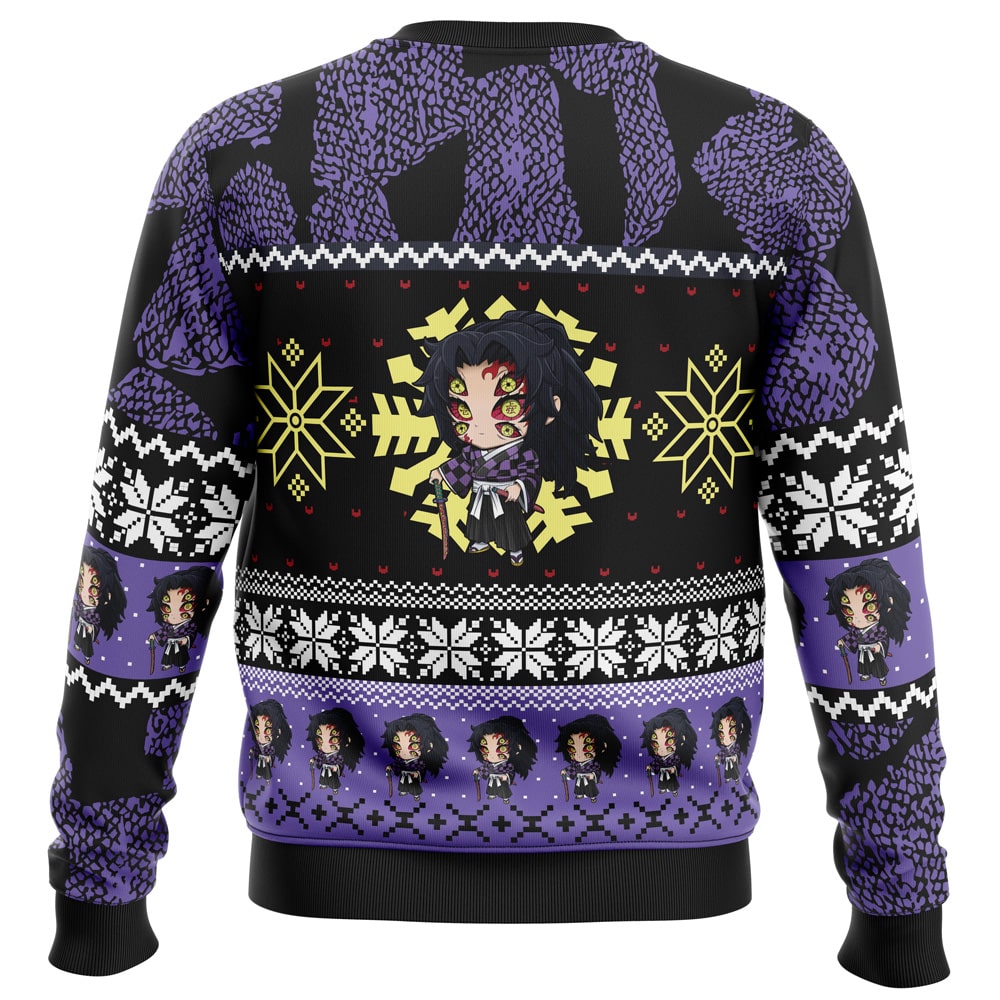 Morukai "Chibi Christmas Kokushibo Demon Slayer Ugly Sweater