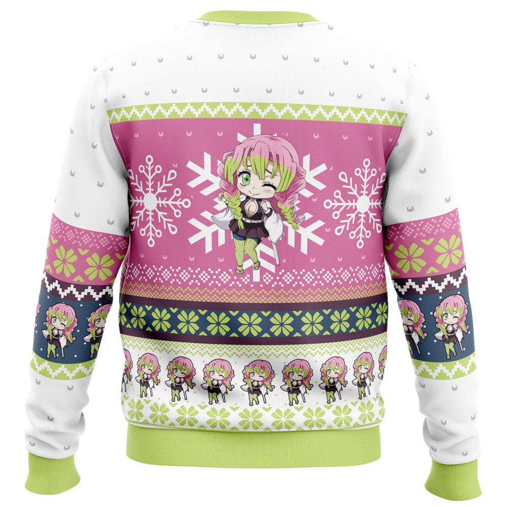 Morukai "Chibi Christmas Mitsuri Kanroji Demon Slayer Ugly Sweater