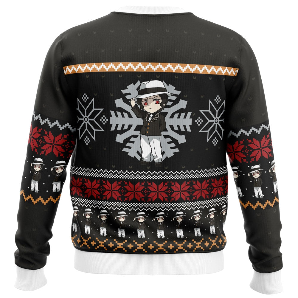 Morukai "Chibi Christmas Muzan Kibutsuji Demon Slayer Ugly Sweater