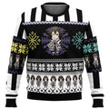 Morukai "Chibi Christmas Obanai Iguro Demon Slayer Ugly Sweater