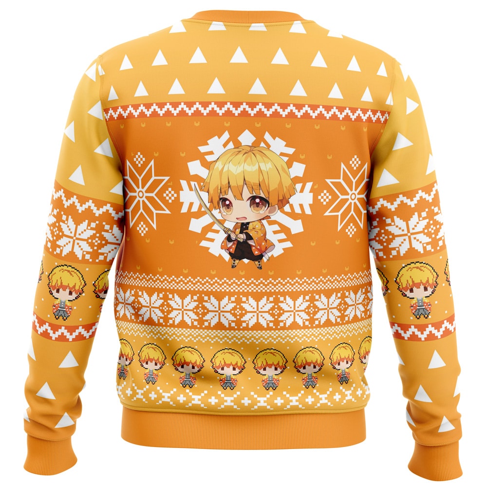 Morukai "Chibi Zenitsu Agatsuma" Demon Slayer: Kimetsu no Yaiba Ugly Sweater