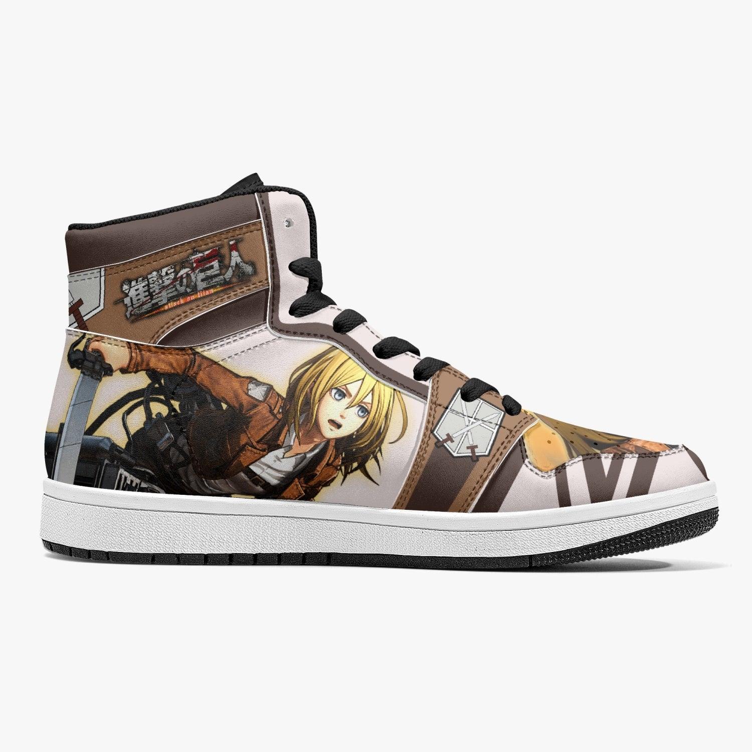 Morukai "Christa Lenz Training Corps Attack on Titan Mid 1 Basketball Shoes