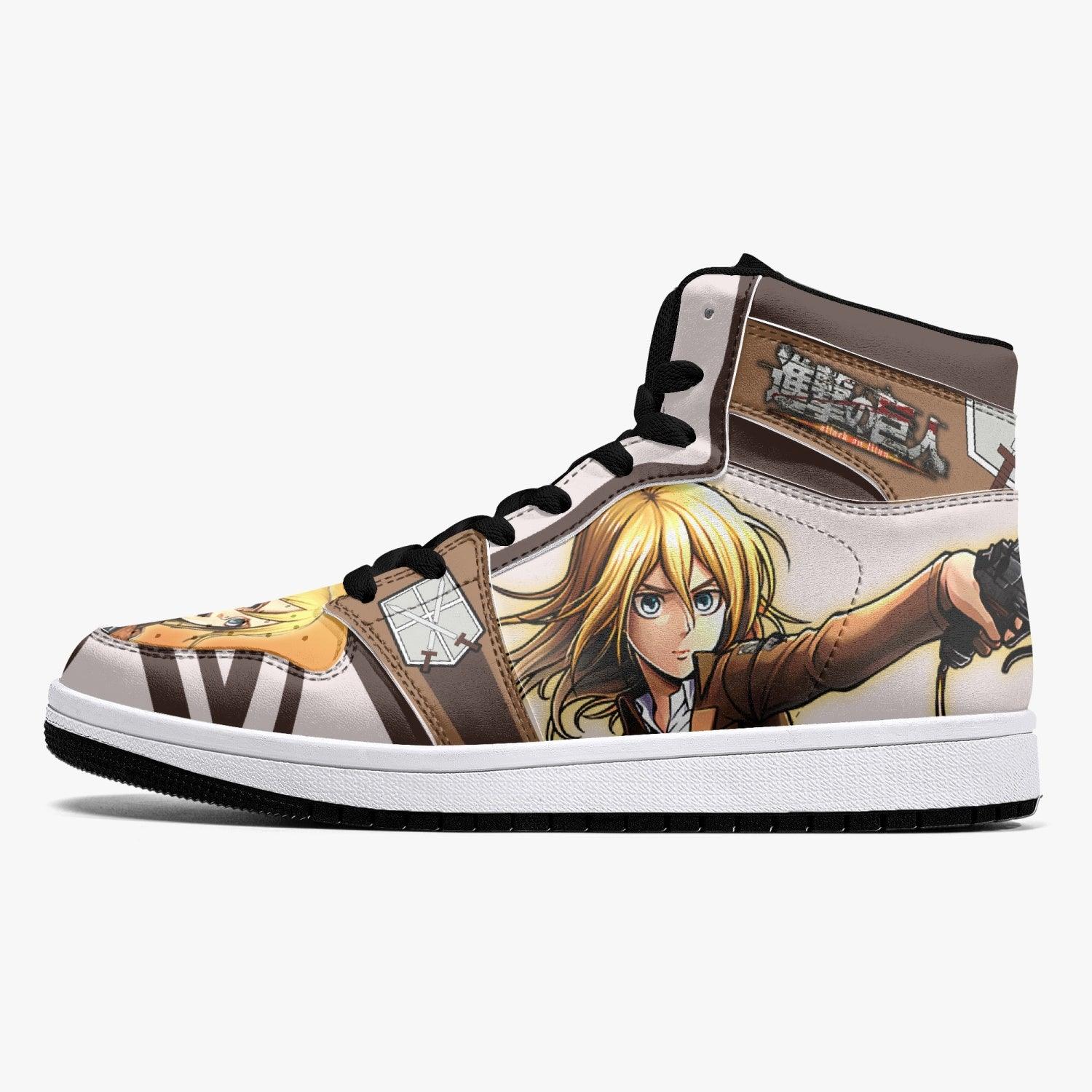 Morukai "Christa Lenz Training Corps Attack on Titan Mid 1 Basketball Shoes