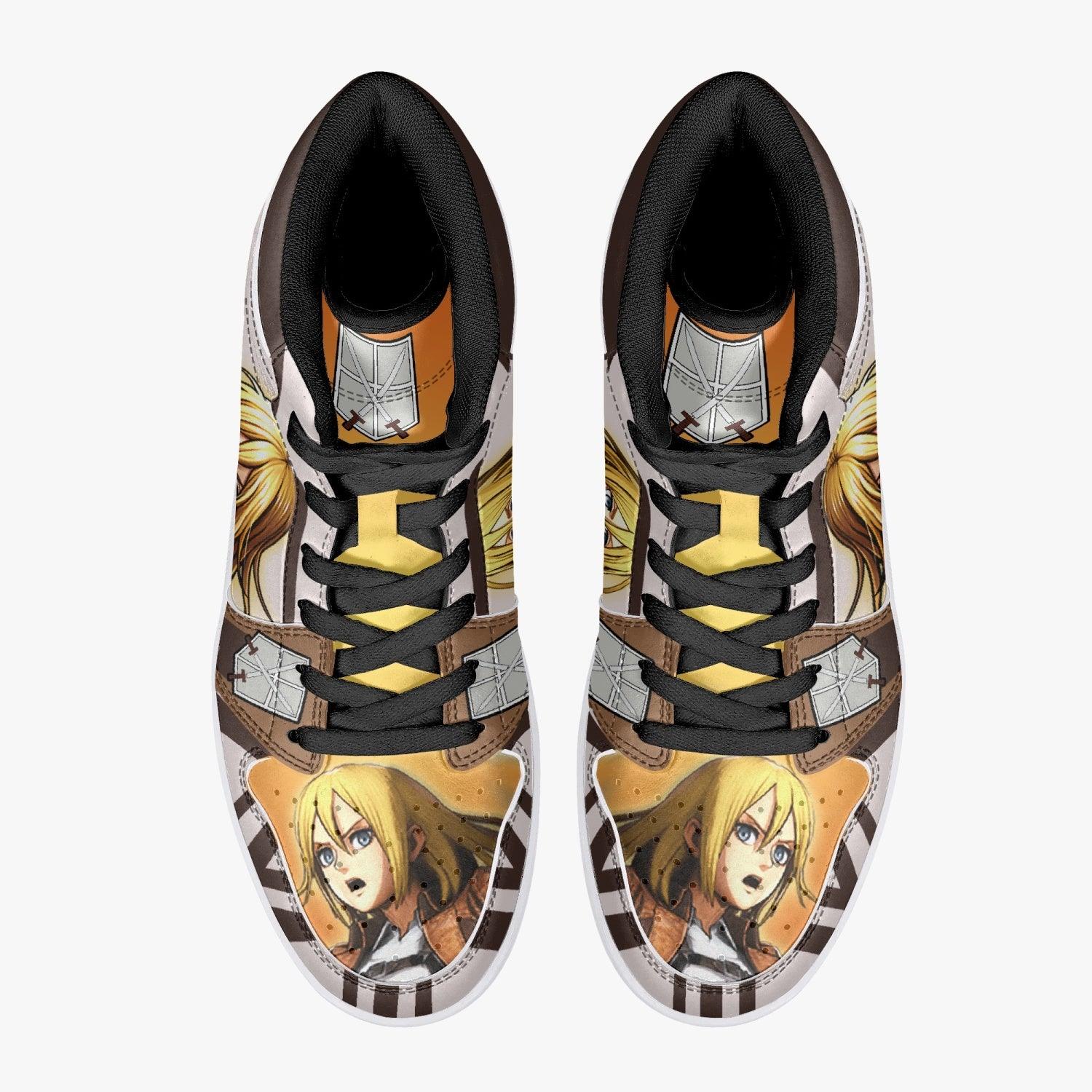 Morukai "Christa Lenz Training Corps Attack on Titan Mid 1 Basketball Shoes