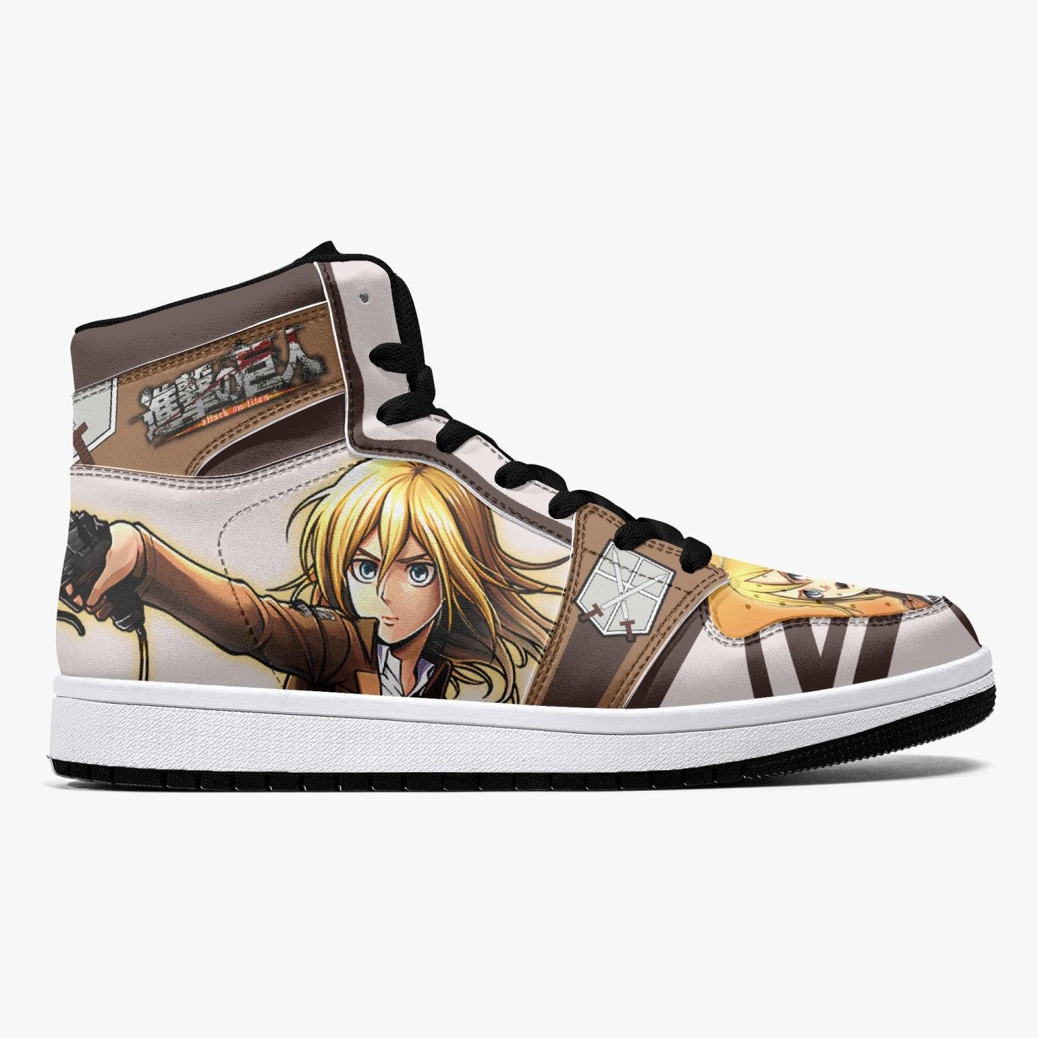 Morukai "Christa Lenz Training Corps Attack on Titan Mid 1 Basketball Shoes