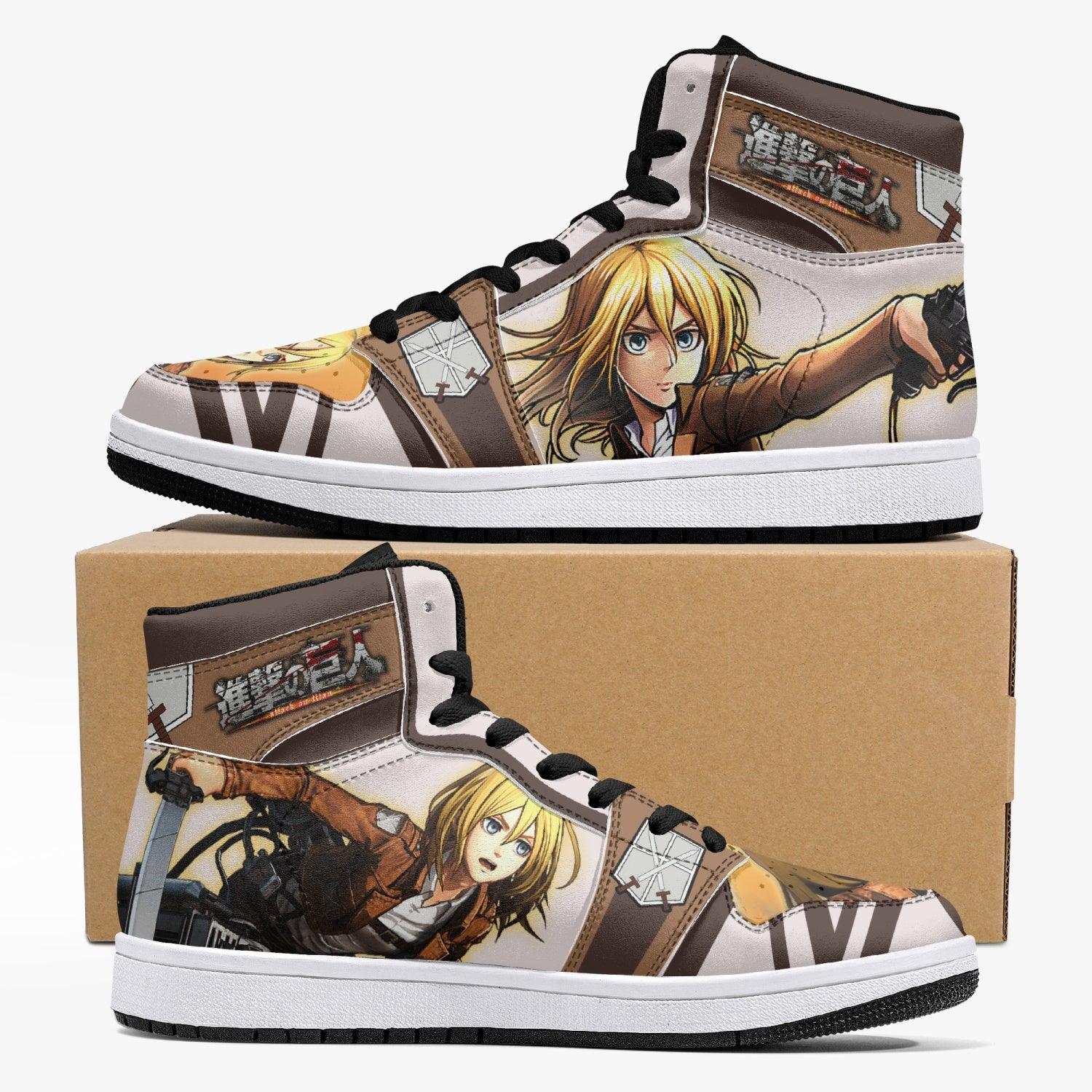 Morukai "Christa Lenz Training Corps Attack on Titan Mid 1 Basketball Shoes