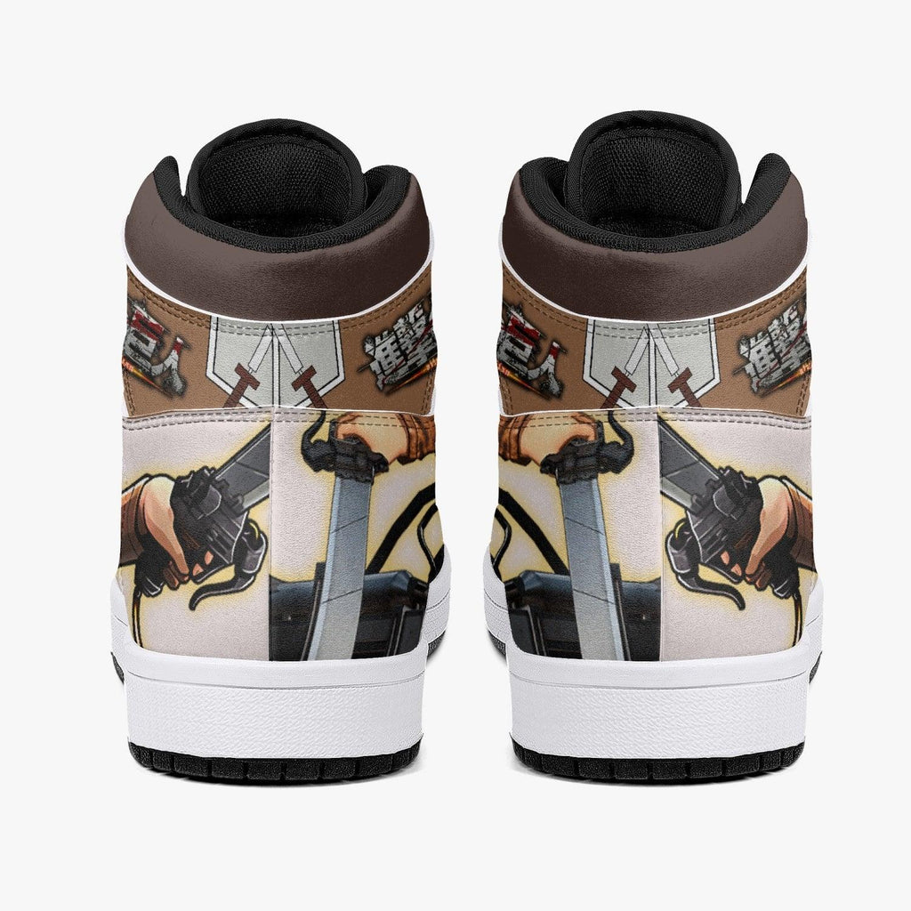 Morukai "Christa Lenz Training Corps Shingeki no Kyojin Mid 1 Basketball Shoes