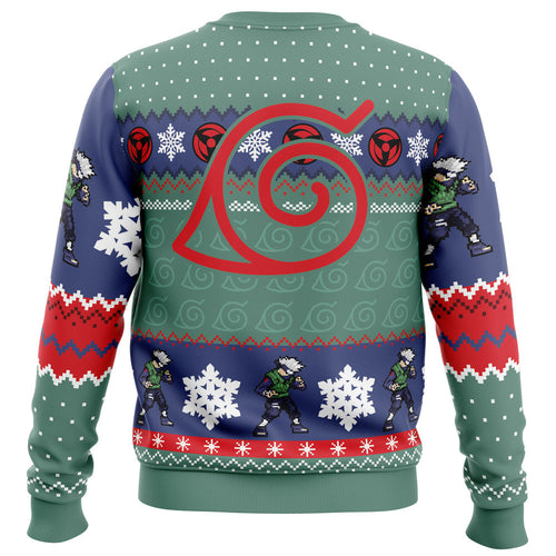 Morukai "Christmas Chibi Kakashi Hatake Naruto Christmas Sweater