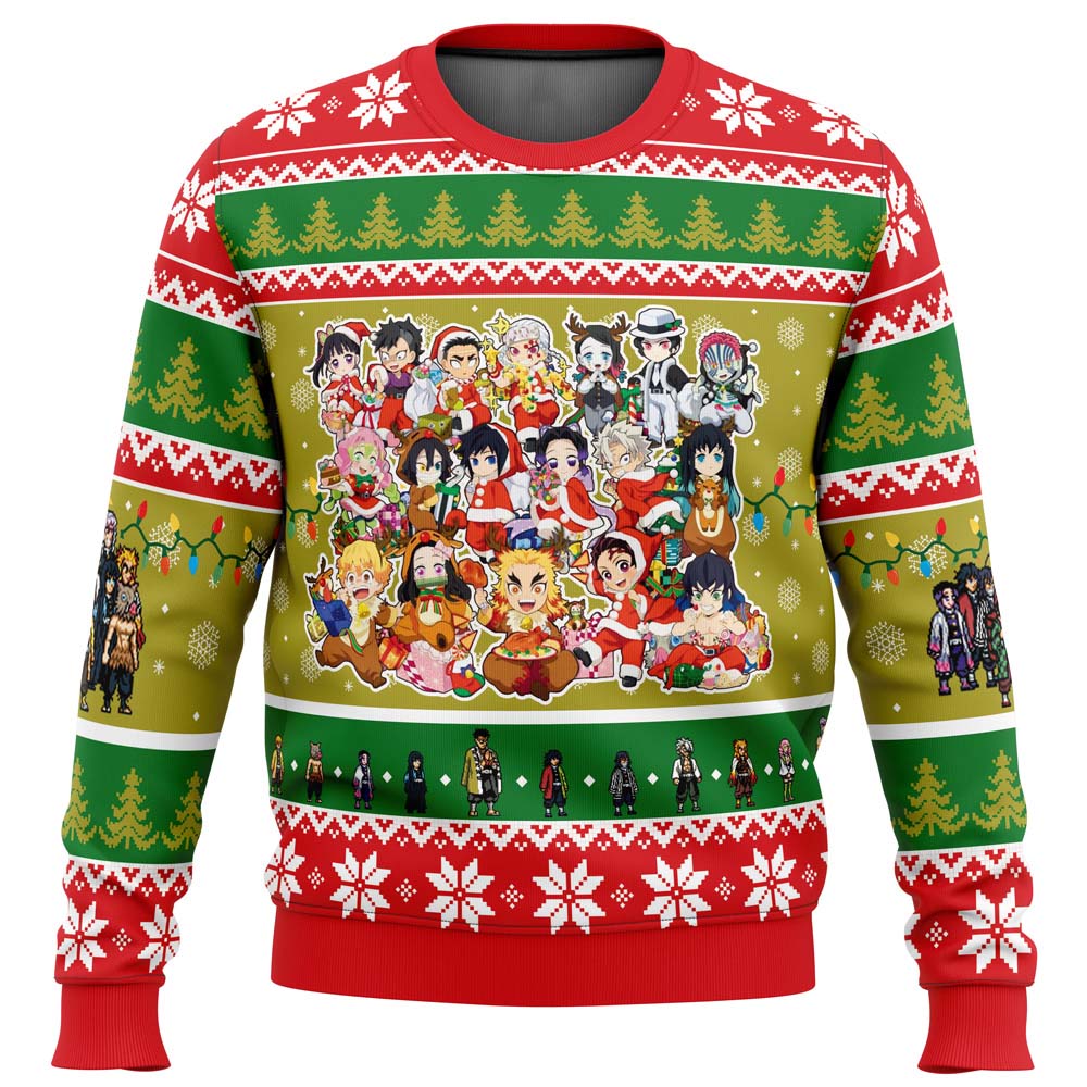 Morukai "Christmas Demon Slayer Squad Demon Slayer Ugly Sweater