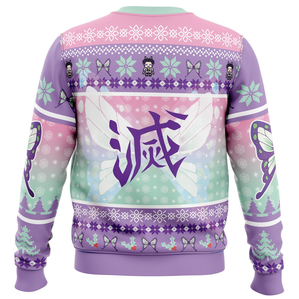 Morukai "Christmas Shinobu Kocho" Demon Slayer: Kimetsu no Yaiba Ugly Sweater