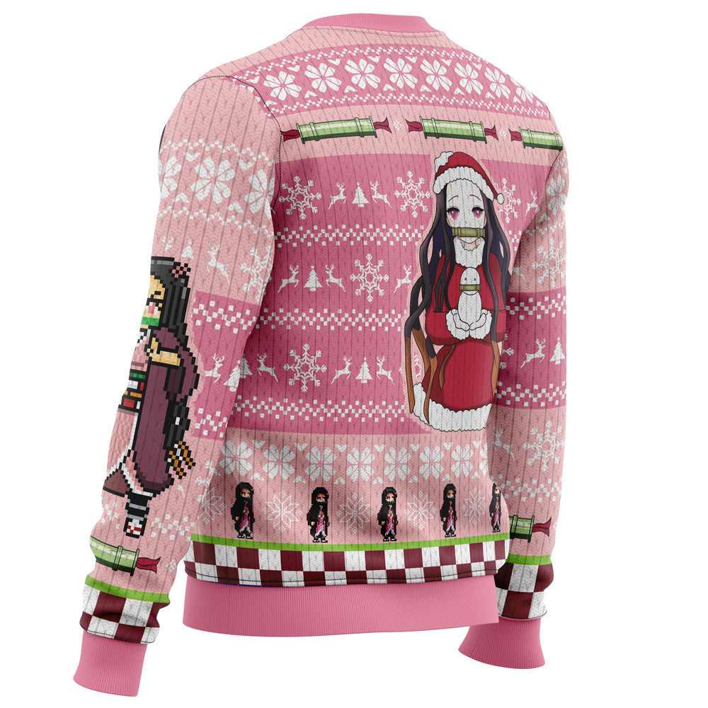 Morukai "Christmas Nezuko Kamado" Demon Slayer: Kimetsu no Yaiba Ugly Sweater