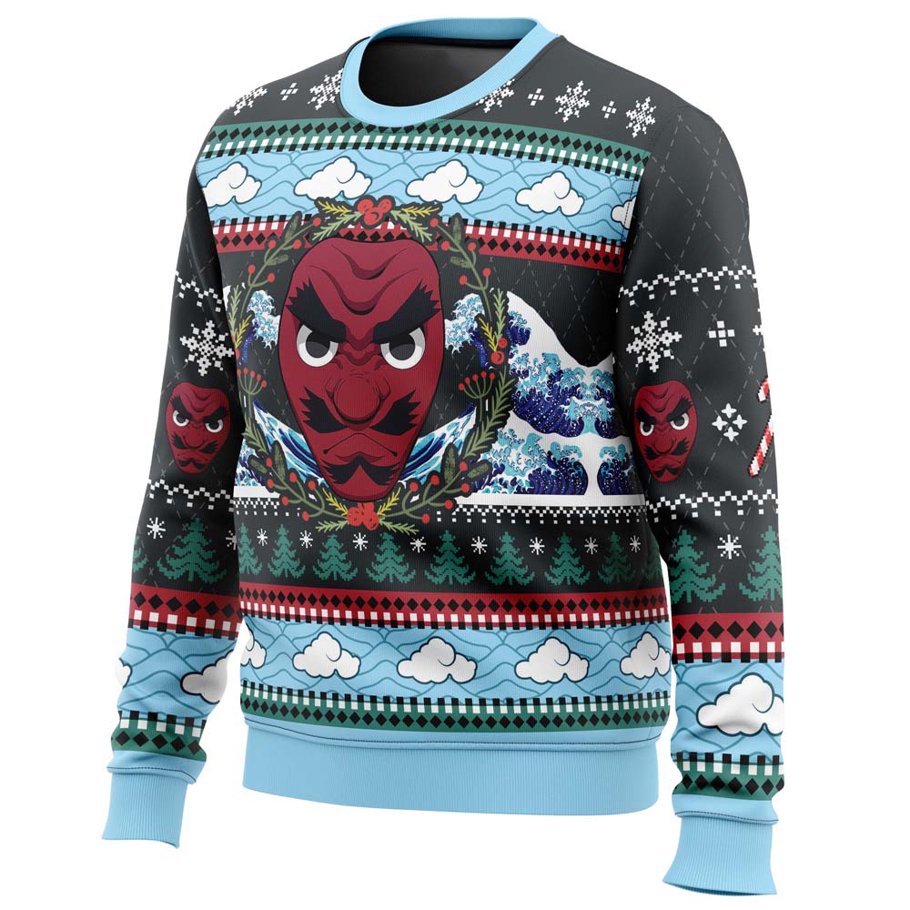 Morukai "Christmas Sakonji Urokodaki Demon Slayer Ugly Sweater
