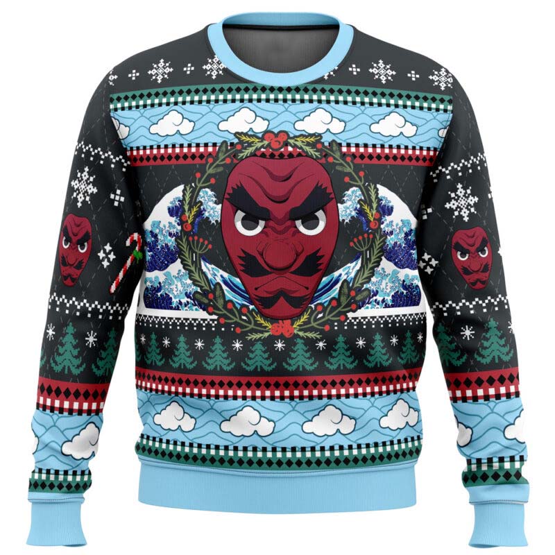 Morukai "Christmas Sakonji Urokodaki Demon Slayer Ugly Sweater