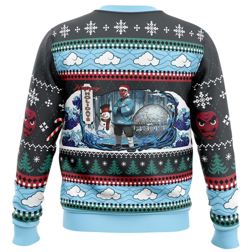 Morukai "Christmas Sakonji Urokodaki Demon Slayer Ugly Sweater