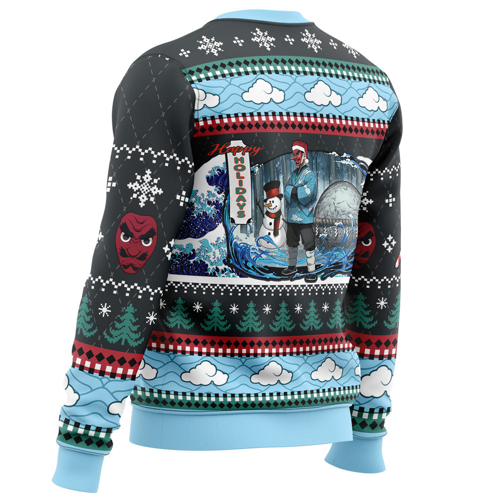 Morukai "Christmas Sakonji Urokodaki Demon Slayer Ugly Sweater