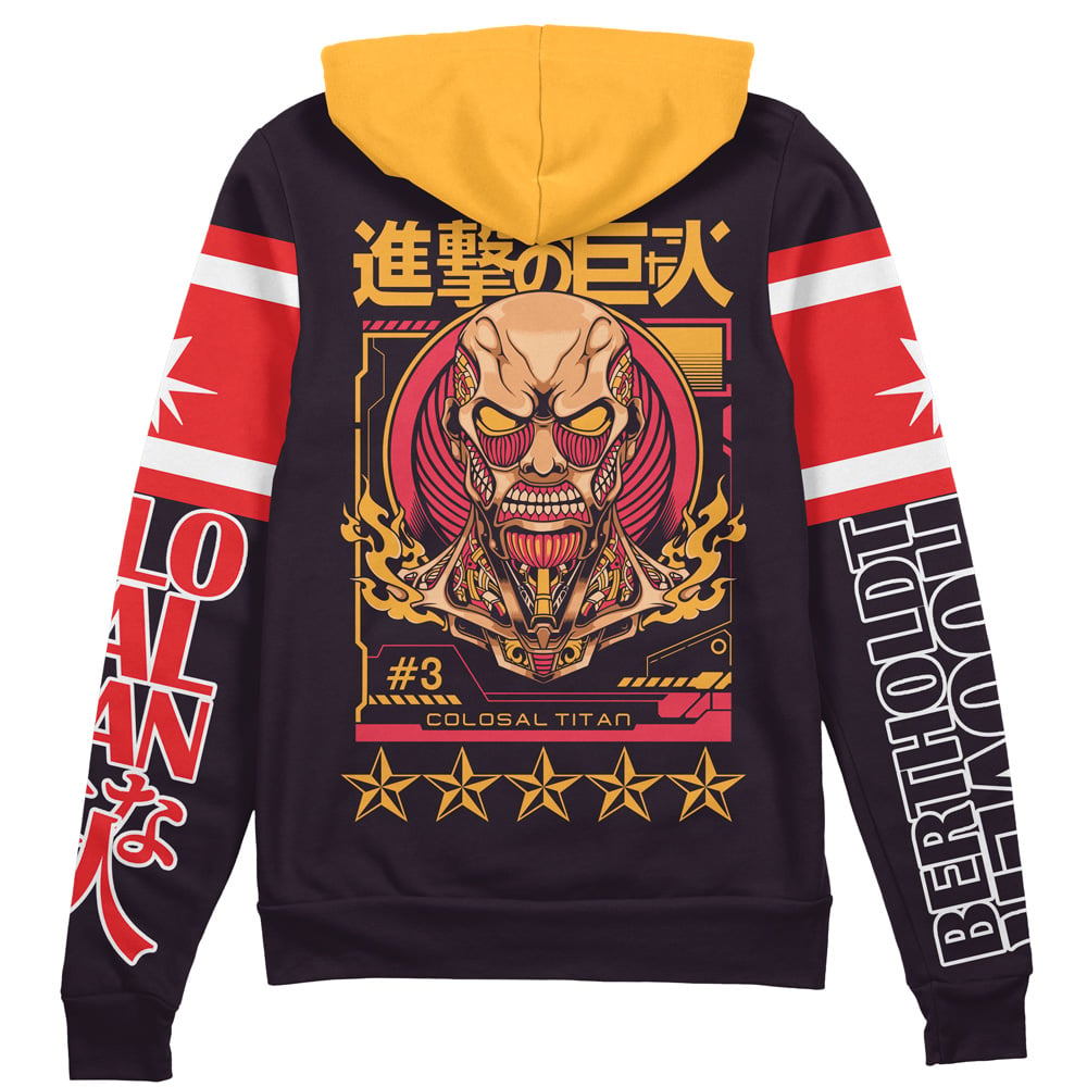 Morukai "Colossal Titan Attack on Titan Streetwear Zip Hoodie Jacket