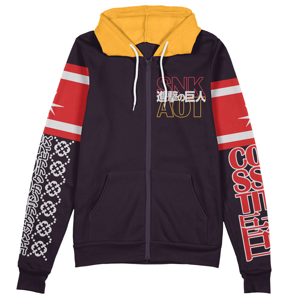 Morukai "Colossal Titan Attack on Titan Streetwear Zip Hoodie Jacket