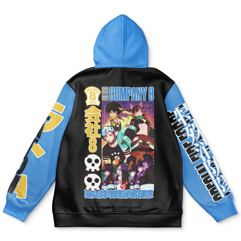 Morukai "Company 8 Fire Force Streetwear Hoodie