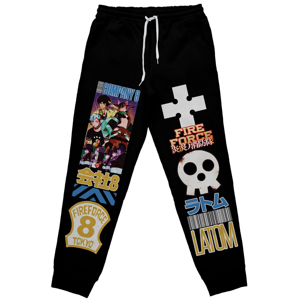 Morukai "Company 8 Fire Force Streetwear Sweatpants