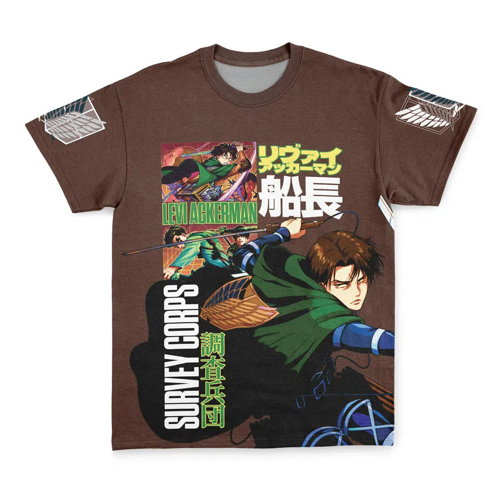 Morukai "Levi Ackerman V3 Attack on Titan Streetwear T-Shirt