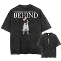 Morukai "Left it all behind" Jujutsu Kaisen Vintage Washed Oversized T-Shirt